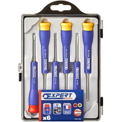 Expert - Jeu de 6 tournevis de précision - E161102 - Ce produit de marque est neuf.
