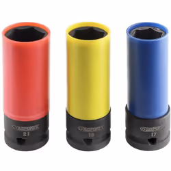 EXPERT - Jeu de 3 douilles jantes alliages 17, 19, 21 mm - 1/2'' - E194676 - Ce produit de marque STANLEY est neuf. - Ce prod ...