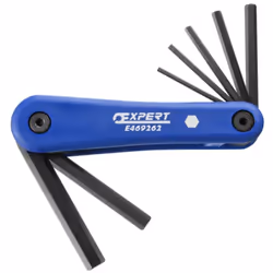 • Contenant : 2,5-3-4-5-6-8-10 mm • Sur support plastique, étui compact et résistant. • Type couteau de poche. • Finition bru ...