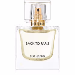 L’eau de parfum pour femme Back to Paris d’Eisenberg, vivante, sensuelle et sophistiquée, incarne la femme parisienne et sa f ...