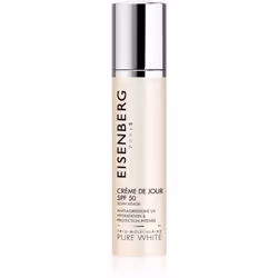 La Crème de Jour SPF 50+ Eisenberg Pure White est indispensable pour intensément protéger votre peau contre les effets agress ...