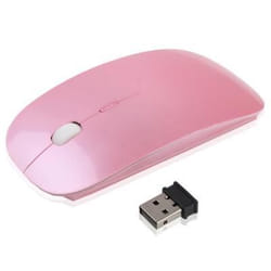 Souris optique sans fil Rose