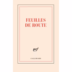 ISBN Carnet «Feuilles de route» (papeterie), Français, 192 pages