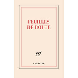 ISBN Carnet «Feuilles de route» (papeterie)