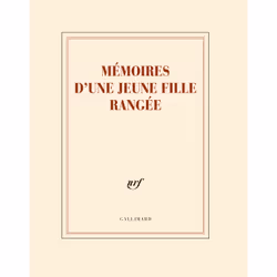 ISBN Cahier «Mémoires d'une jeune fille rangée» (papeterie), Français, 56 pages