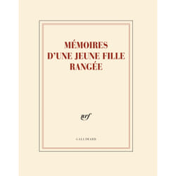 Cahier "Mémoires d'une jeune fille rangée" (papeterie)