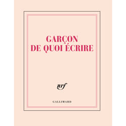 Garçon de quoi écrire