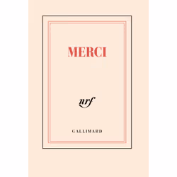 ISBN Carnet poche «Merci» (papeterie), Français, 144 pages