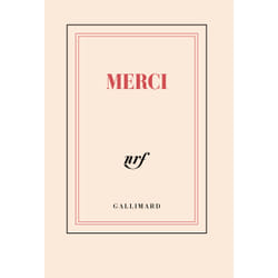 Carnet poche "Merci" (papeterie)