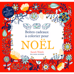 ISBN Boîtes cadeaux à colorier pour Noël, Français, 74 pages