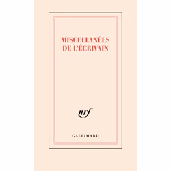 ISBN Carnet «Miscellanées de l'écrivain» (papeterie), Français, 96 pages