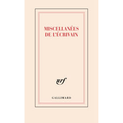 ISBN Carnet «Miscellanées de l'écrivain» (papeterie)