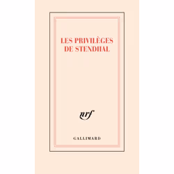 ISBN Carnet «Les privilèges de Stendhal» (papeterie), Français, 96 pages