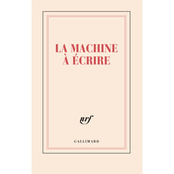 Carnet la machine a ecrire