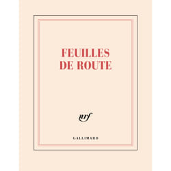 ISBN Carnet carré «Feuilles de route» (papeterie)