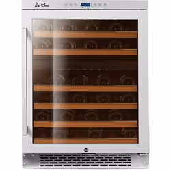 Le Chai PRO 46E, Refroidisseur de vin compresseur, Intégré, 46 bouteille(s), C, Lumière intérieure, Acier inoxydable