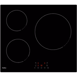 Amica AI3531, Noir, Intégré, 59 cm, Plaque avec zone à induction, Verre, 3 zone(s)