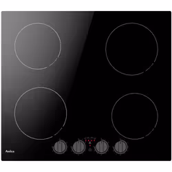 Amica AIM3540, Noir, Intégré, 59 cm, Plaque avec zone à induction, Verre, 4 zone(s)