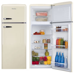 Amica AR7252C réfrigérateur-congélateur Pose libre 246 L E Beige
