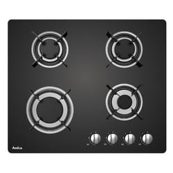 Amika AG3640N plaque Noir Intégré 60 cm Gaz 4 zone(s)