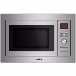 Amica AMB3025X, Intégré, Micro-ondes grill, 25 L, 900 W, Écran integré, LED
