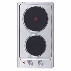 Amica AE2020X, Acier inoxydable, Intégré, 29 cm, Plaque scellée, Acier inoxydable, 2 zone(s)