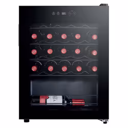 Caviss S124MME4, Pose libre, 24 bouteille(s), A, Lumière intérieure, SN-ST, Noir