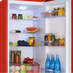 Amica AR8242R réfrigérateur-congélateur Pose libre 244 L E Rouge - Vue supplémentaire 6