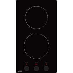 Amica AIM2520T plaque Noir Intégré 29 cm Plaque avec zone à induction 2 zone(s)