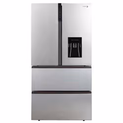 Fagor FRFD432WDX, Pose libre, Américain, Acier inoxydable, Porte-sur-porte, Verre, Cadre argenté