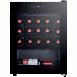 Caviss S124MMEG, Pose libre, 24 bouteille(s), G, Lumière intérieure, SN-ST, Noir