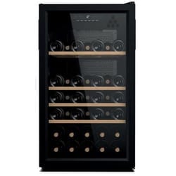 Caviss S152EBEG refroidisseur à vin Refroidisseur de vin compresseur Pose libre Noir 52 bouteille(s)