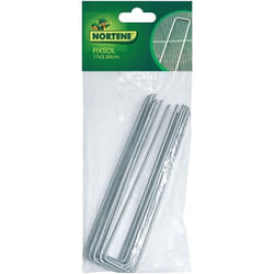 10 Agrafes pour fixation FIXSOL - Métal - 17 x 3,50 cm