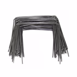 Lot de 100 agrafes pour le maintien au sol des paillages. Lot de 100 agrafes Diamètre : 4 mm En acier Dimensions (cm) : 20 x  ...