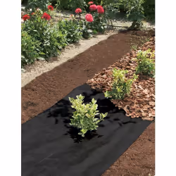 Nappe de jardinage (et bricolage) qui a les qualités d’un film de paillage classique avec plus de résistance. Feutre non tiss ...