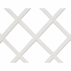 Treillis extensible en PVC 0,5 x 1,5 m blanc TREILLIFLEX