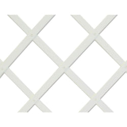 Treillis extensible en PVC 0,5 x 1,5 m blanc TREILLIFLEX