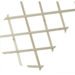 Treillis en bois fsc extensible trelliwood - 1 x 3 m - Naturel - Nortene
