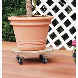 Nortene - Support à roulettes rond 'Flora Roll Autoclave' - 35 cm
