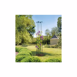 Support décoratif OBELISK 2 m en forme de colonne. Pour guider et mettre en valeur les plantes grimpantes en pot ou en massif ...