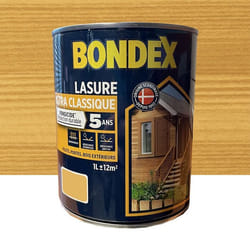 Lasure satinée chêne clair ultra classique 5 ans - 1L