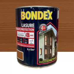 Lasure Très Haute Protection 8 ans Bondex Polyuréthane Chêne moyen 1 l
