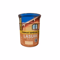 BONDEX Lasure Classique 4 ans est une lasure de finition transparente à base de résine acrylique en phase aqueuse. Elle protè ...