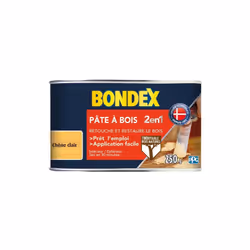 Intérieur extérieur. Formule en pâte qui rebouche petites fentes, noeuds, petites fissures. Séchage rapide. Ne se fendille pa ...