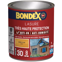 Extérieur Protège et décore Filtre anti-UV renforcé Résiste aux intempéries : pluie même battante Champignons : agent anti-fo ...