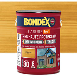 Bondex - Lasure Très Haute Protection - 5L - Chêne Clair