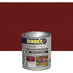 Bondex - Lasure Opaque Très Haute Protection 8 ans - 1L - Rouge Basque ral 3004 - Satin