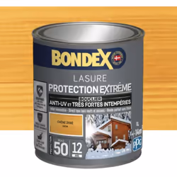 La Lasure BONDEX Protection Extrême 12 ans protège et décore tous les bois neufs ou anciens jusqu'à 12 ans. Cette lasure bois ...