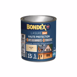 Haute protection UV/intempérie & fongicide. Pour la protection et la décoration des volets, portes, fenêtres, abris de jardin ...