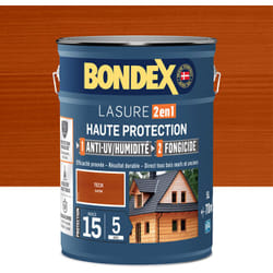 Bondex - Lasure 2 en 1 Haute Protection - 5L - Teck